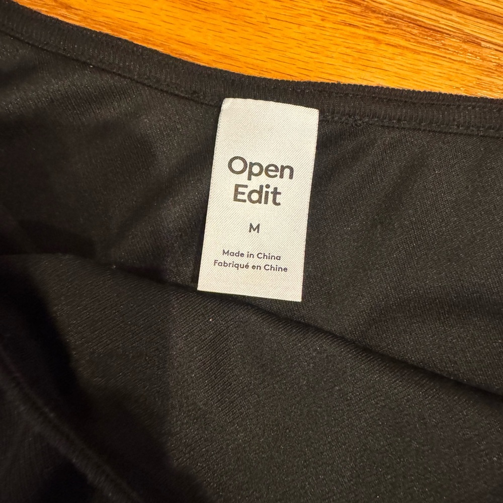 Black One-Shoulder Top - Picture 2 of 2